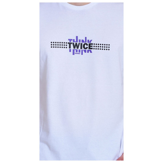 Target Ανδρική κοντομάνικη μπλούζα T-Shirt Single Jersey "Twice"